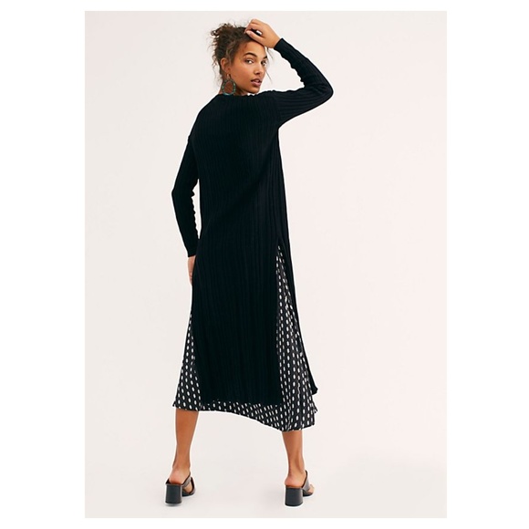Green Skinny Mini Cardi Duster Knit 
